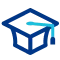 AP® courses and college credit options for qualified students on select courses Icon